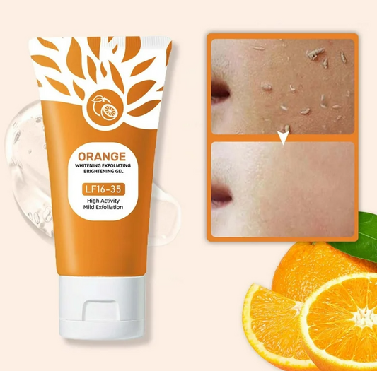 Pack of 2 Orange Exfoliating Gel for Face & Body