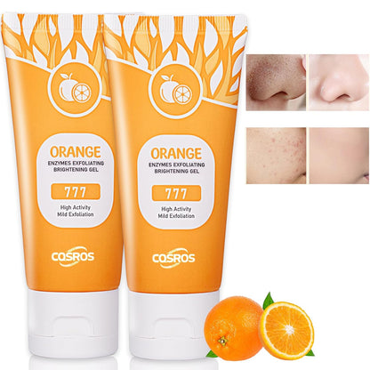 Pack of 2 Orange Exfoliating Gel for Face & Body
