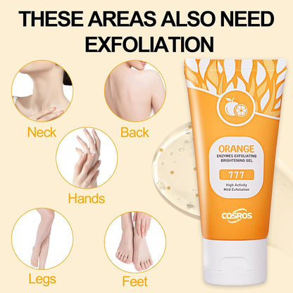 Pack of 2 Orange Exfoliating Gel for Face & Body