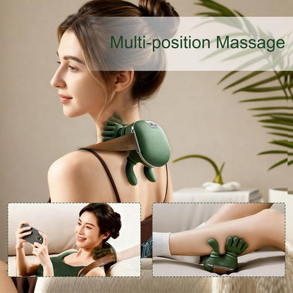 Portable, Bionic Heated Neck and Back Massager